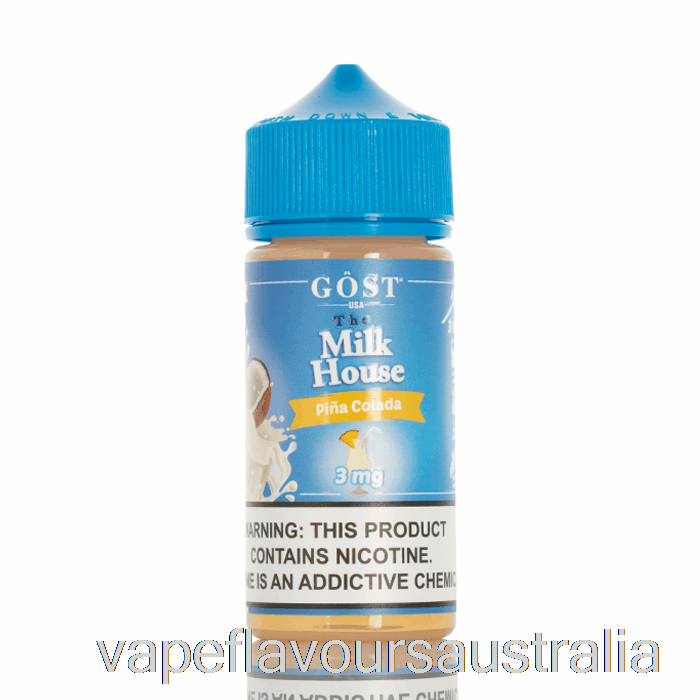 Vape Flavours Australia Pina Colada - The Milk House - GOST Vapor - 100mL 6mg